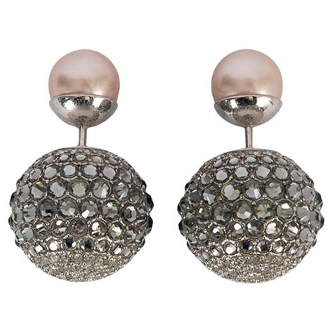 dior tribales earrings silver|Dior tribal earrings marble.